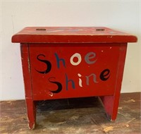 Shoe Shine Wooden Box