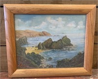 Signed Maritime Watercolour in Frame