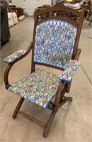 Antique Folding Eastlake Chair