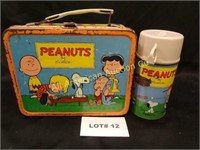 "Peanuts" Mattel Thermos King Seeley metal lunch
