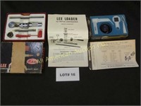 Vintage Lee Loader hand cartridge loader set for 2