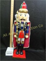 Large wooden nutcracker, 22" tall