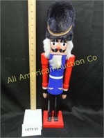 Large wooden nutcracker, 21" tall, made in German