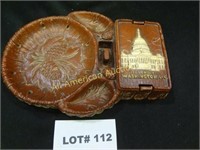 Vintage souvenir of Washington, D.C. resin ashtray