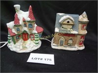 Two Holiday Time buildings, "S. Claus House and G