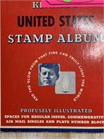UNITED STAMPS ALBUM I PICTURED EVERY PAGE W STAMPS