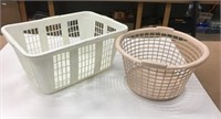 2 Used Laundry Baskets