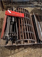 pallet of MF combine parts