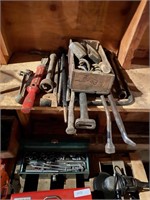Asst- nail pullers, tire tools + more