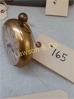 WEST GERMANY-MADE BRASS QUARTZ CLOCK