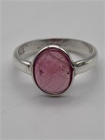 Beautiful Sterling Silver Ruby Ring