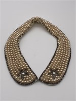 Antique Victorian Pearl Beaded Collar