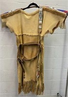 Decorative Native Bow & Dress with Beaded Detail