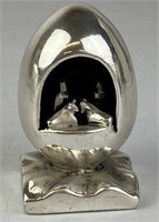 Nativity .999 Fine Silver Weighted Sculpture
