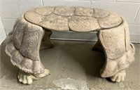 Concrete Turtle Bench
