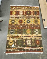 Genuine Hand Knotted Wool Southwest Area Rug
