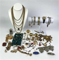 Selection of Vintage Costume Jewelry including
