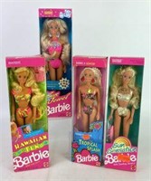 Collectible Barbie Dolls, Lot of 4