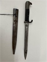 GERMAN WW1 SAW BACK BAYONET WITH