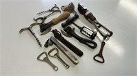 QTY OF ASSORTED VINTAGE BOTTLE OPENERS
