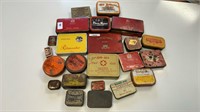 QTY OF MIXED VINTAGE TINS INCLUDES CIGARETTES