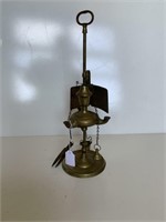 MIDDLE EASTERN BRASS OIL LAMP