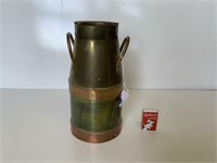 TRENCH ART CREAM CAN - BRASS AND COPPER