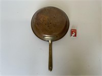 COPPER AND BRASS FRY PAN