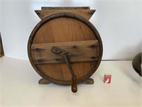 LARGE ANTIQUE TIMBER BUTTER CHURN