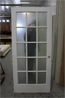 GLASS PANELED DOOR 36"X80"X1-3/8"
