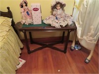 Narrow Table 48" x 26" x 16" (dolls not included)