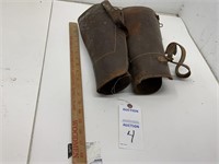 2 Antique Leg Wraps For Riding