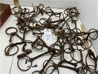 Big Lot of Antique Horse Bits!!!!!