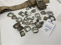 Antique Leather Buckles And Bling