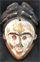 ANTIQUE AFRICAN TRIBAL WOODEN HAND CARVED MASK