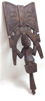 ANTIQUE AFRICAN TRIBAL HAND CARVED FIGURE