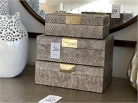 3PC ASSORTED DECO BOXES
