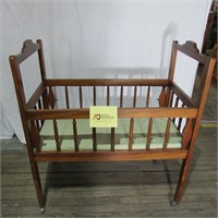 Walnut Baby Bed