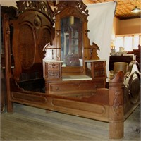 Victorian Bed And Dresser