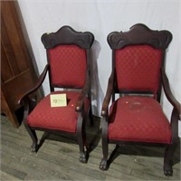 Pair Of Depression Aged Arm Chairs