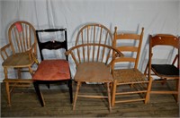 Four Chairs And High Chair