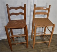 Cane Bottom High Stools