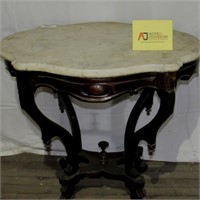 Marble Turtle Top Lamp Table