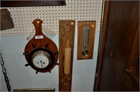 Clock, Thermometer, And Rolling Pin