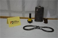 Grease Lamp, Miner's Light, Flask,horseshoe Game