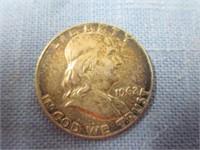 1962 Ben Franklin Half Dollar
