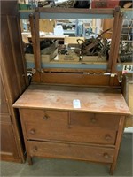 Vintage Oak Bureau