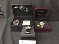 (3) Sports Team Men's Wrist Watches