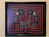Kuna Mola Folk  Art 17" x 15“