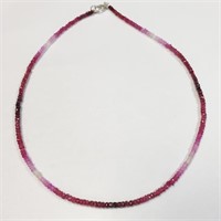 Certified Silver Ruby(25.74ct) Necklace